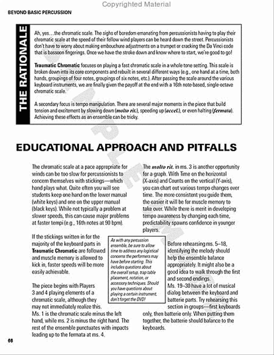 Beyond Basic Percussion Percussion scores gallery preview page 27