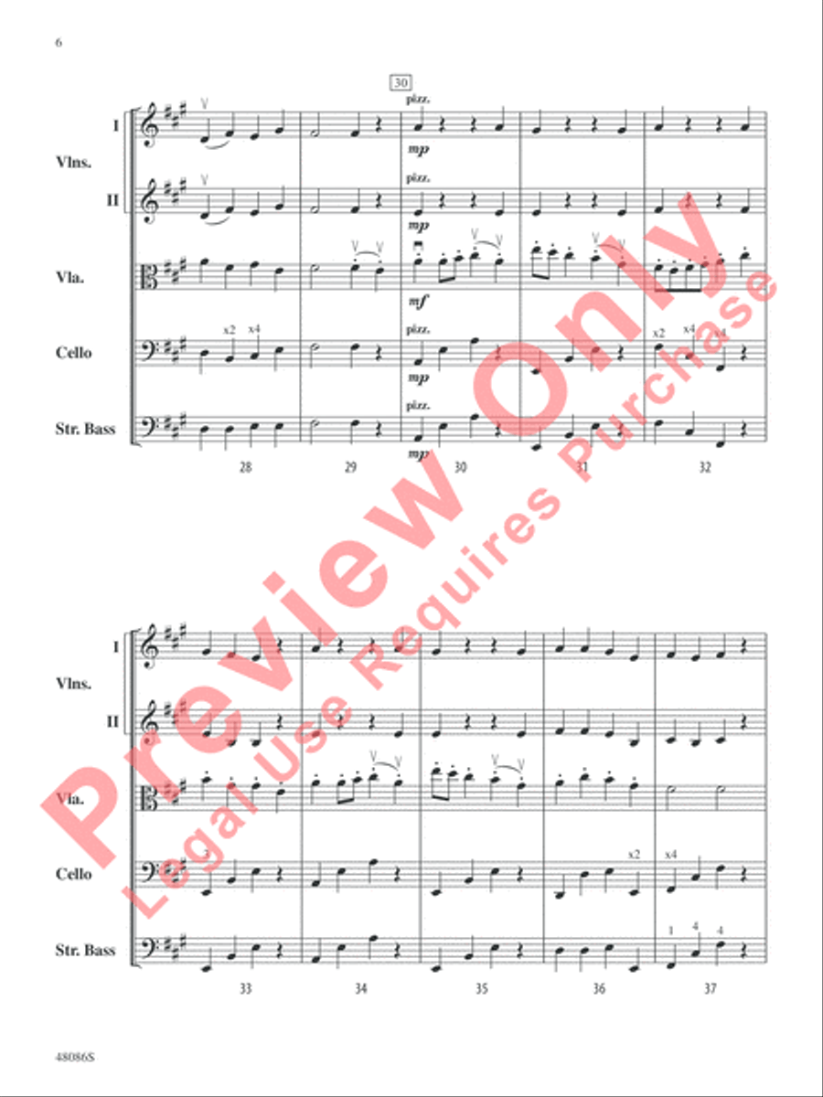 All Hands Hoay! String Orchestra scores gallery preview page 7