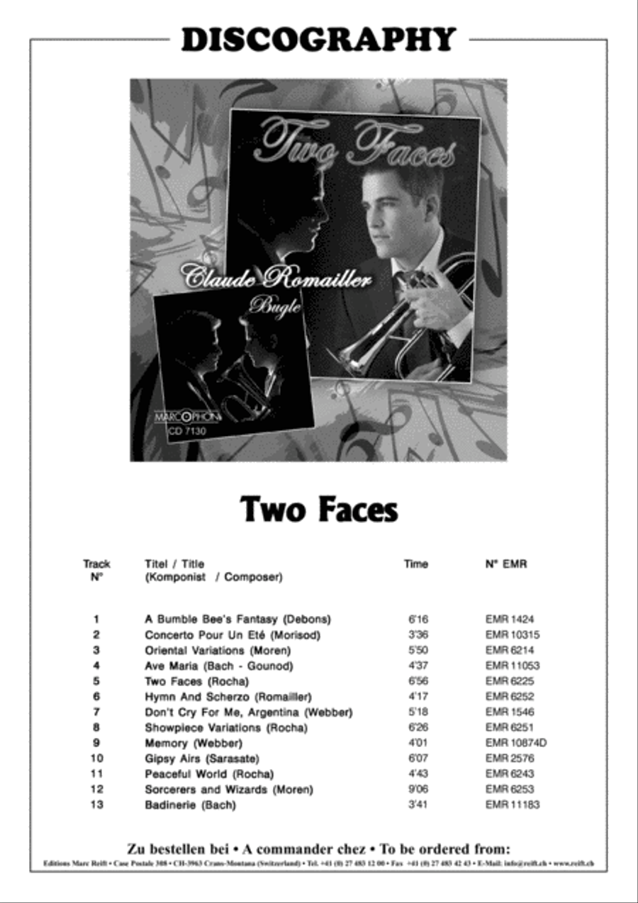 Showpiece Variations Clarinet Solo scores gallery preview page 3