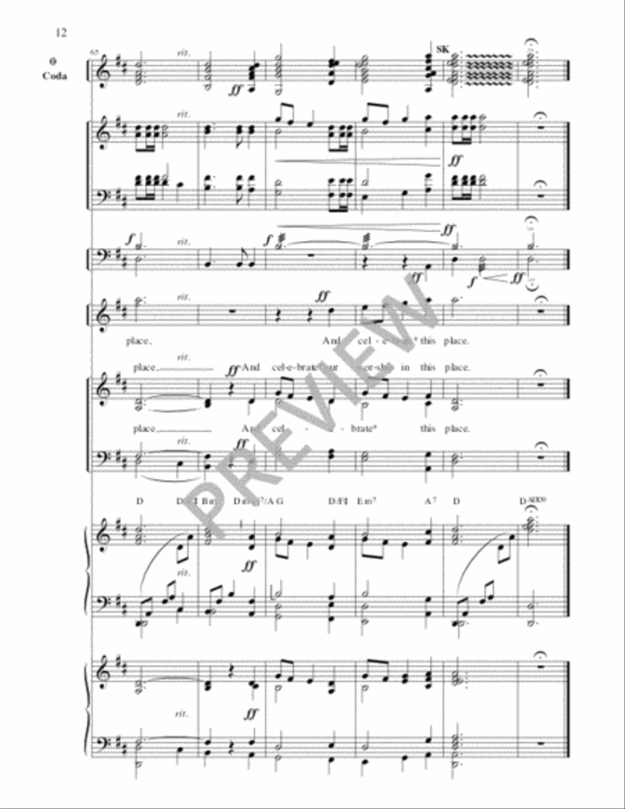 Come, Let Us Gather (Full Score) 3-Octaves scores gallery preview page 13