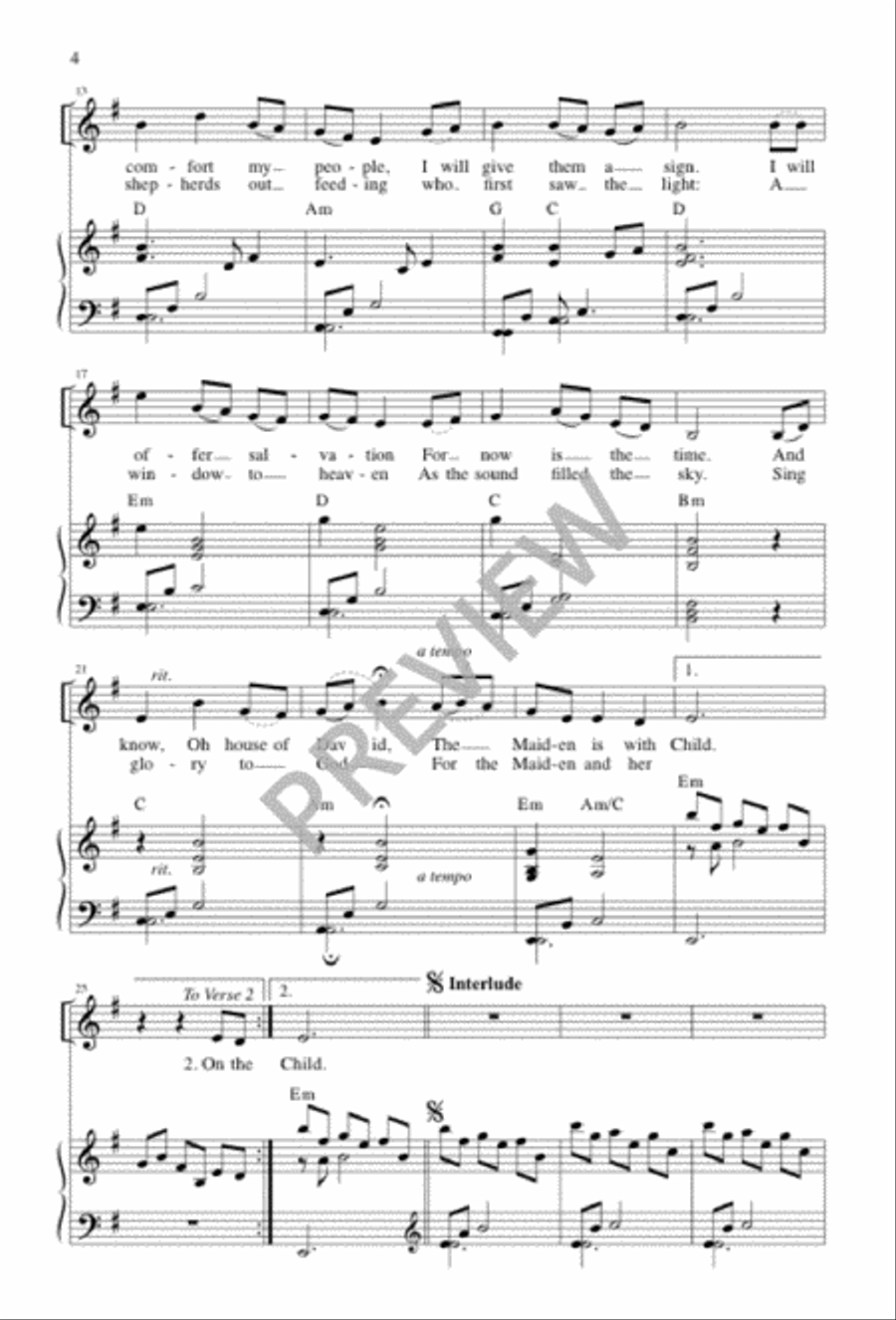The Maiden and Her Child 4-Part scores gallery preview page 3