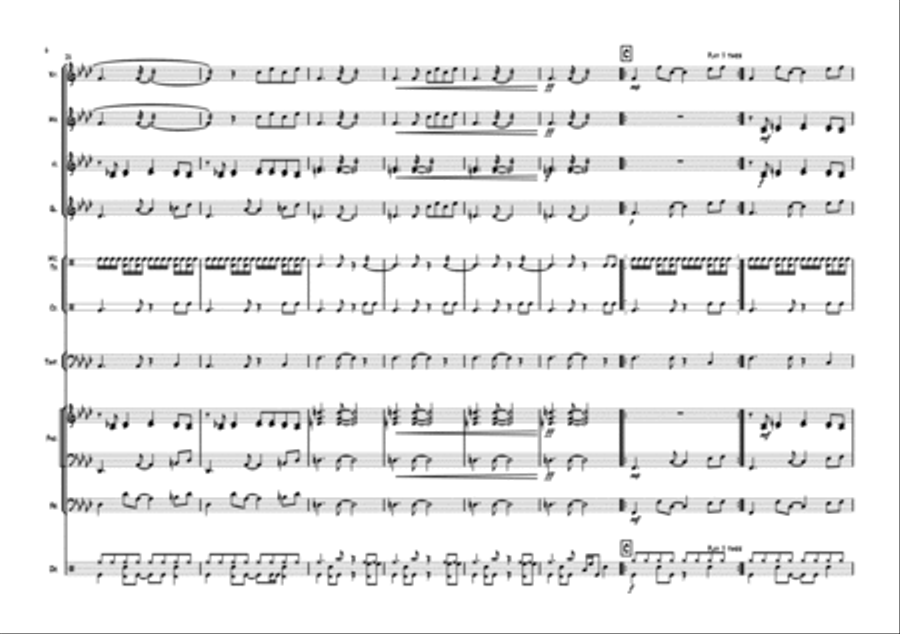 Cantaloop (flip Fantasia) Percussion Ensemble scores gallery preview page 6