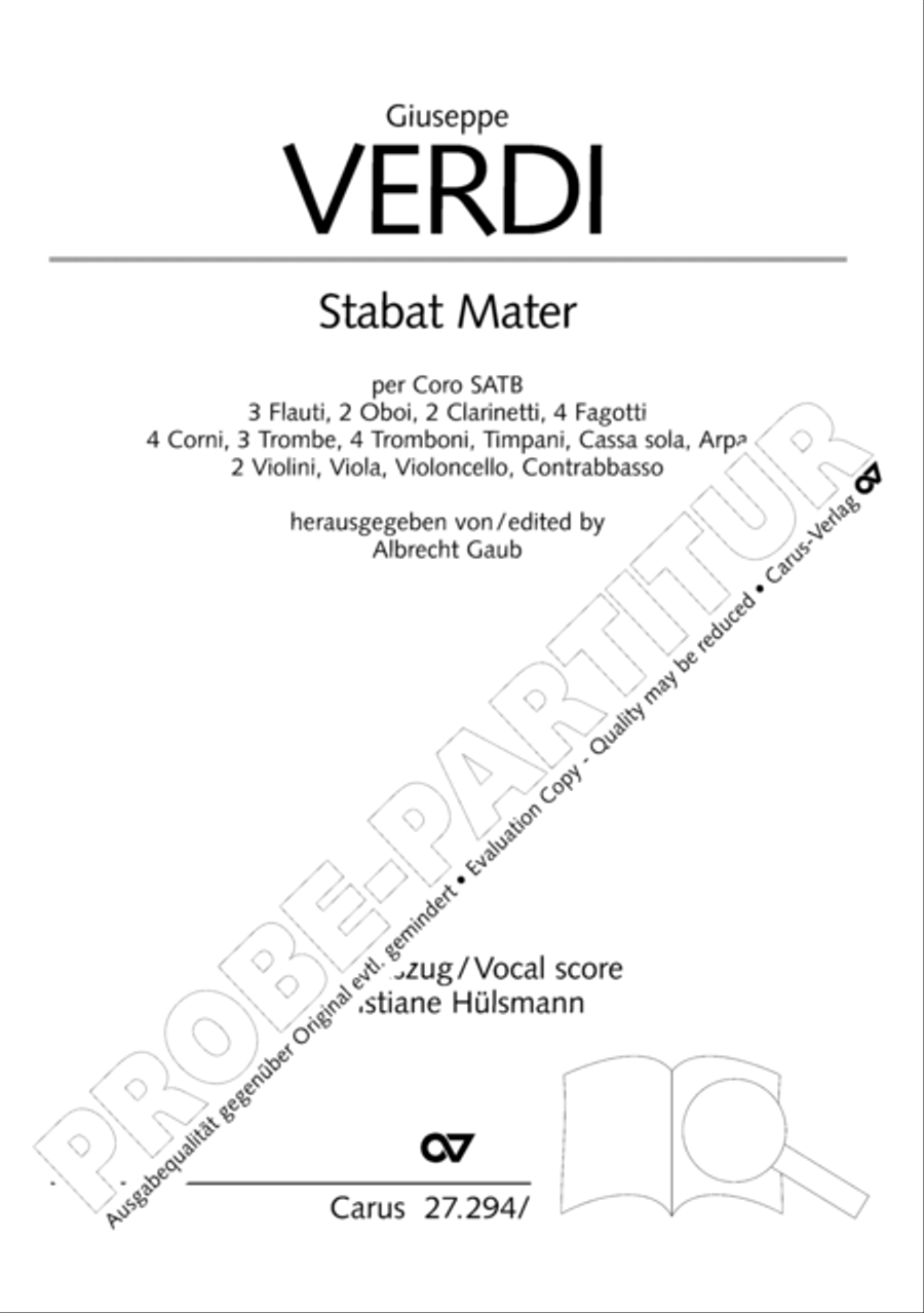 Stabat mater Stabat mater Voice scores gallery preview page 2