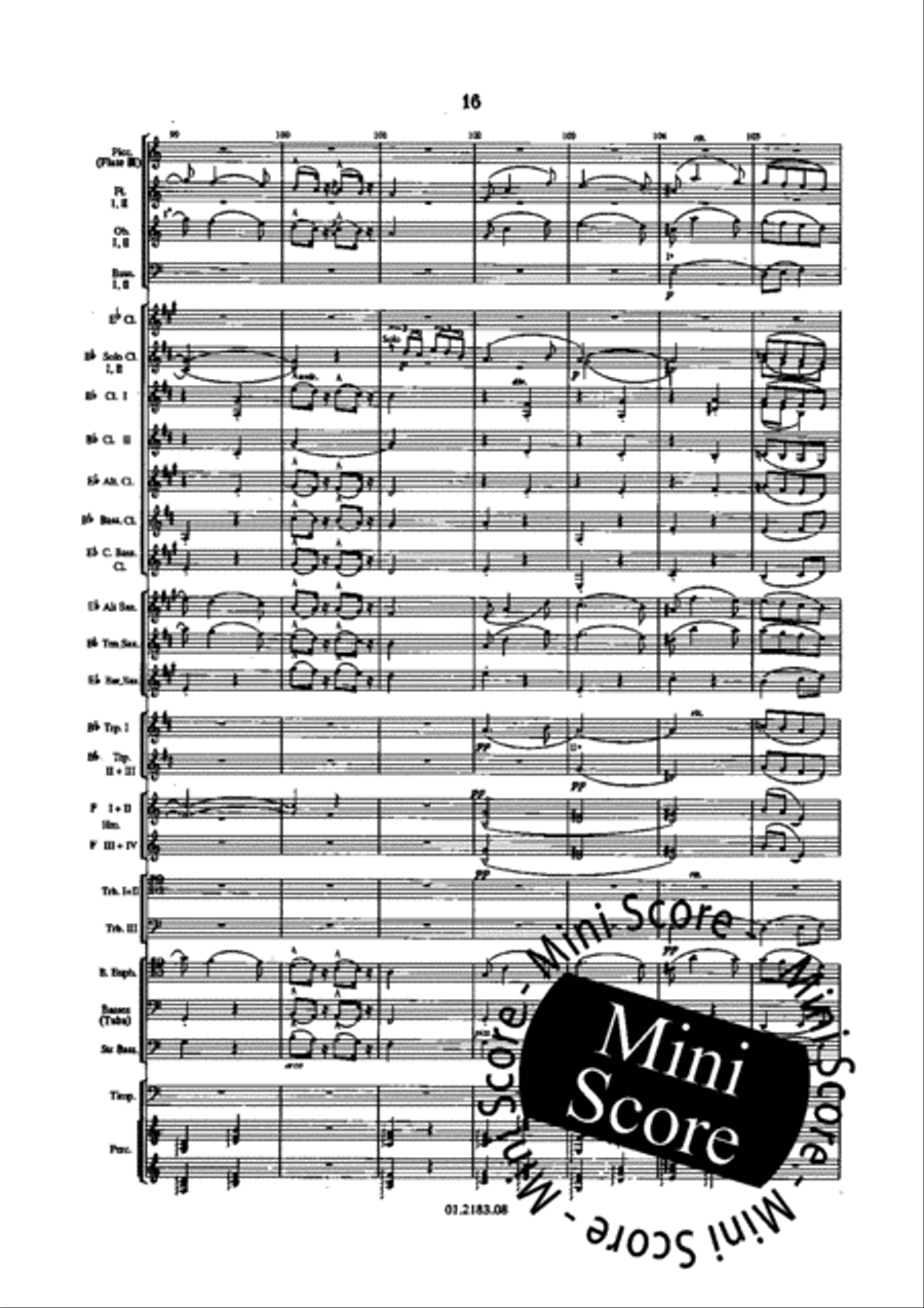 Der Zigeunerbaron Concert Band scores gallery preview page 22