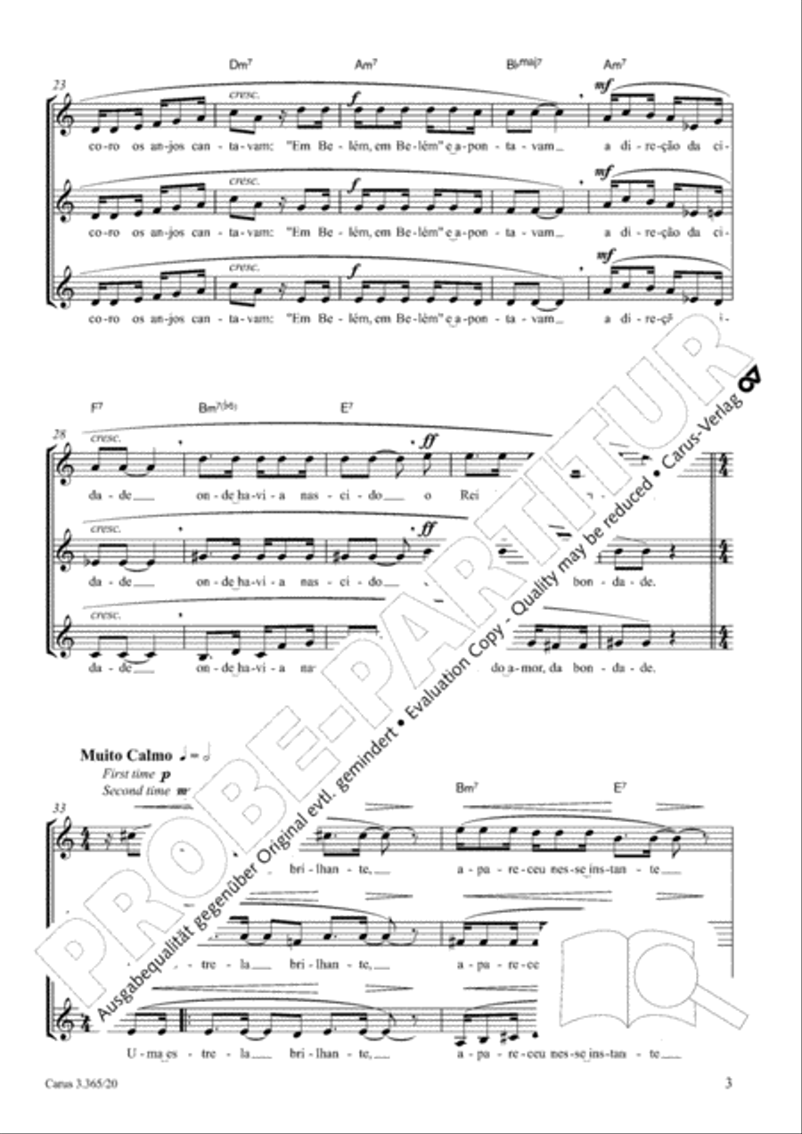 Christmas Choir scores gallery preview page 4