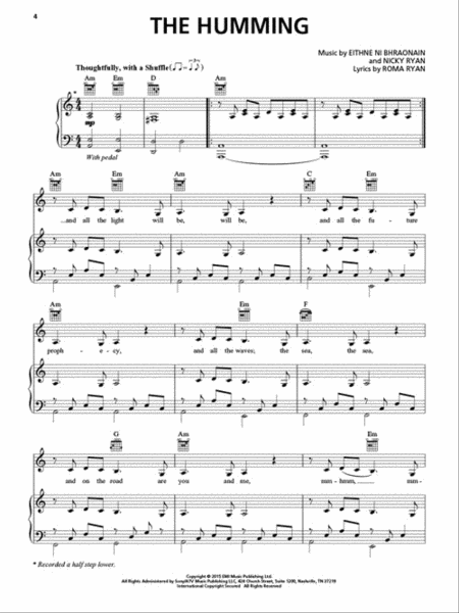 Enya – Dark Sky Island Enya – Dark Sky Island Piano, Vocal, Guitar scores gallery preview page 3