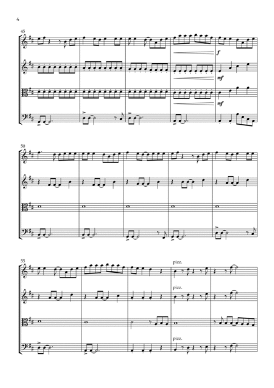 Shivers String Quartet scores gallery preview page 4