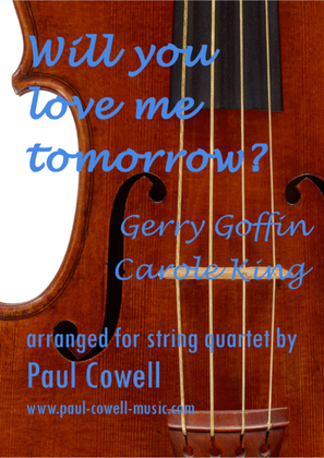 Book cover for Will You Love Me Tomorrow (Will You Still Love Me Tomorrow)