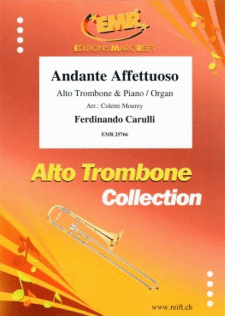 Andante Affettuoso Organ scores gallery preview page 1