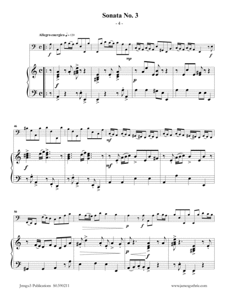 Vivaldi: Sonata No. 3 for Bassoon & Piano image number null