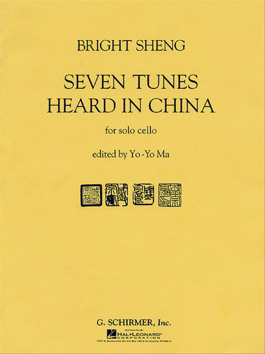 Seven Tunes Heard in China Cello Solo scores gallery preview page 1