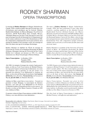 Book cover for Opera Transcriptions