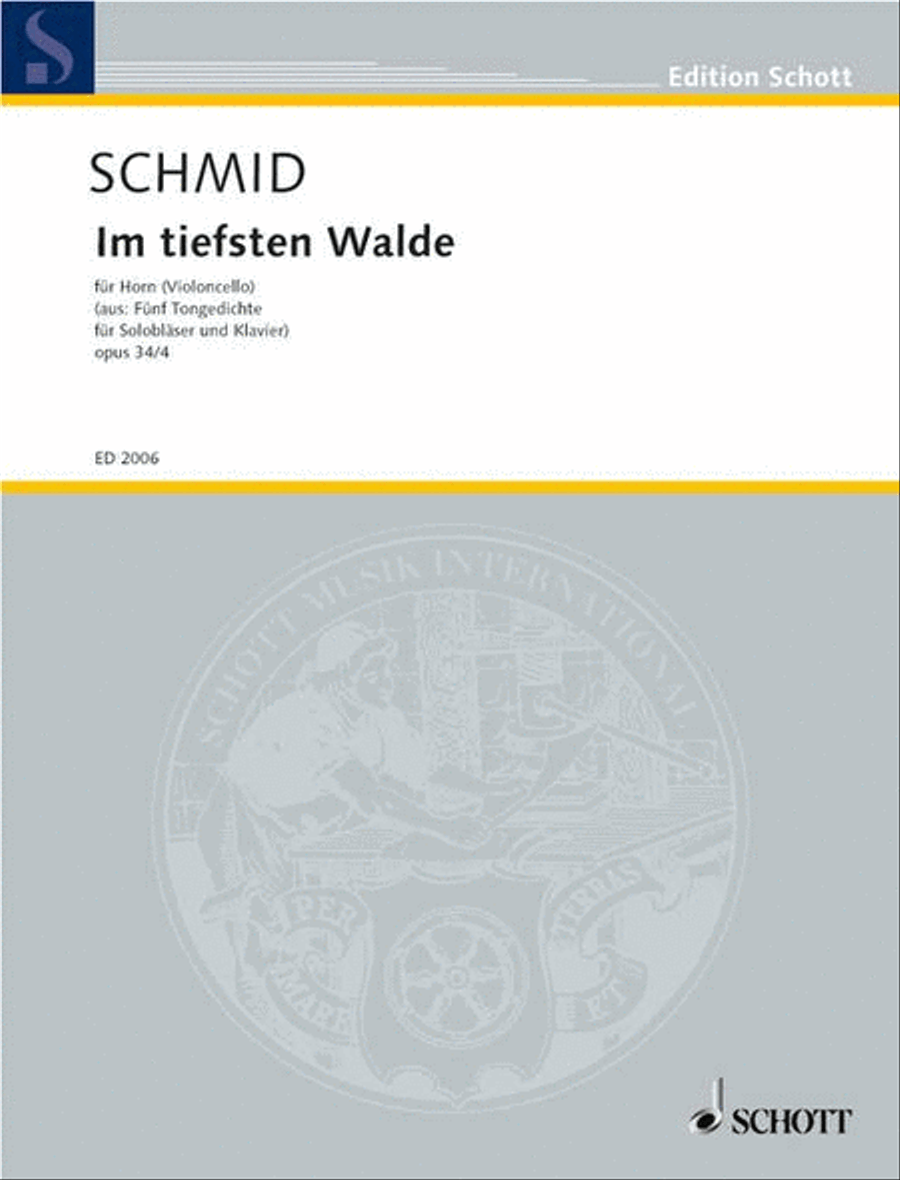 Im tiefsten Walde Im tiefsten Walde Piano Accompaniment scores gallery preview page 1