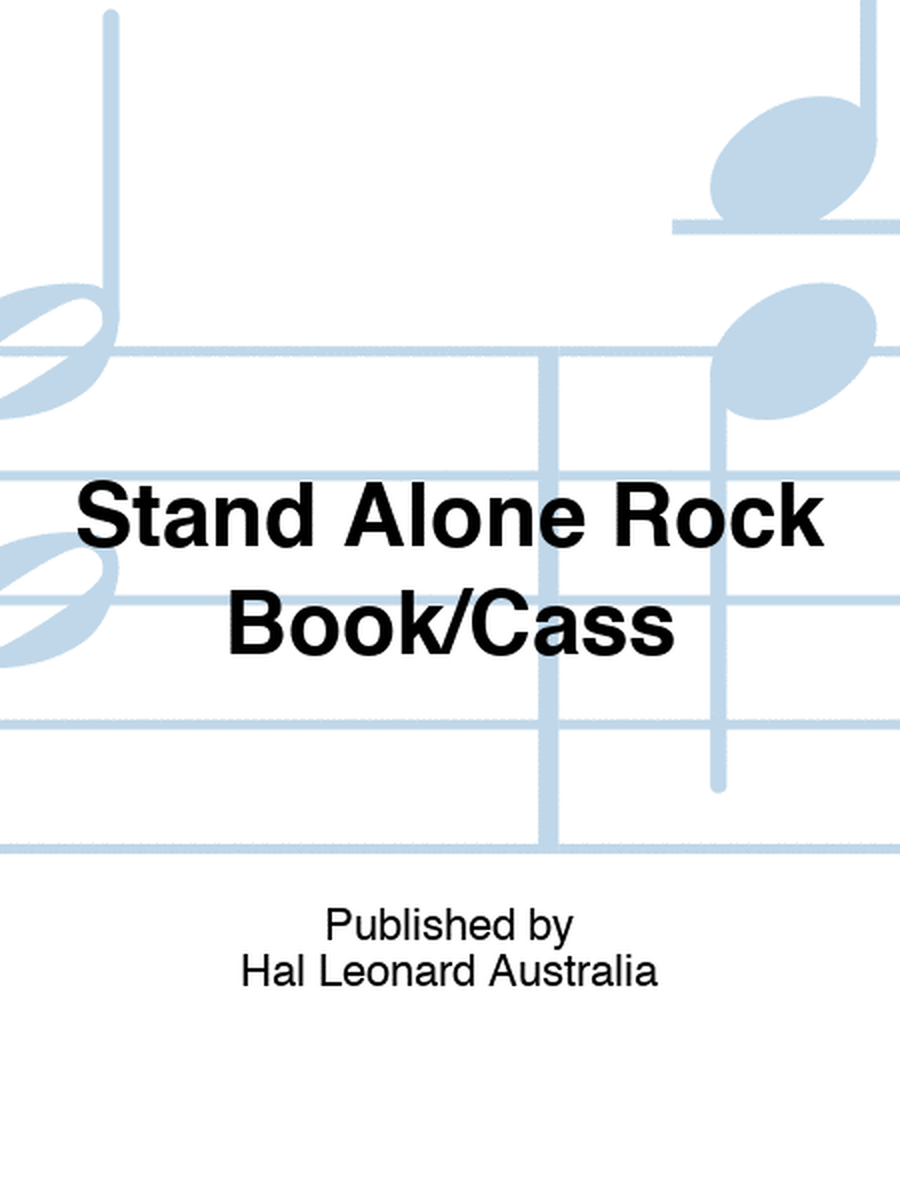 Stand Alone Rock Book/Cass