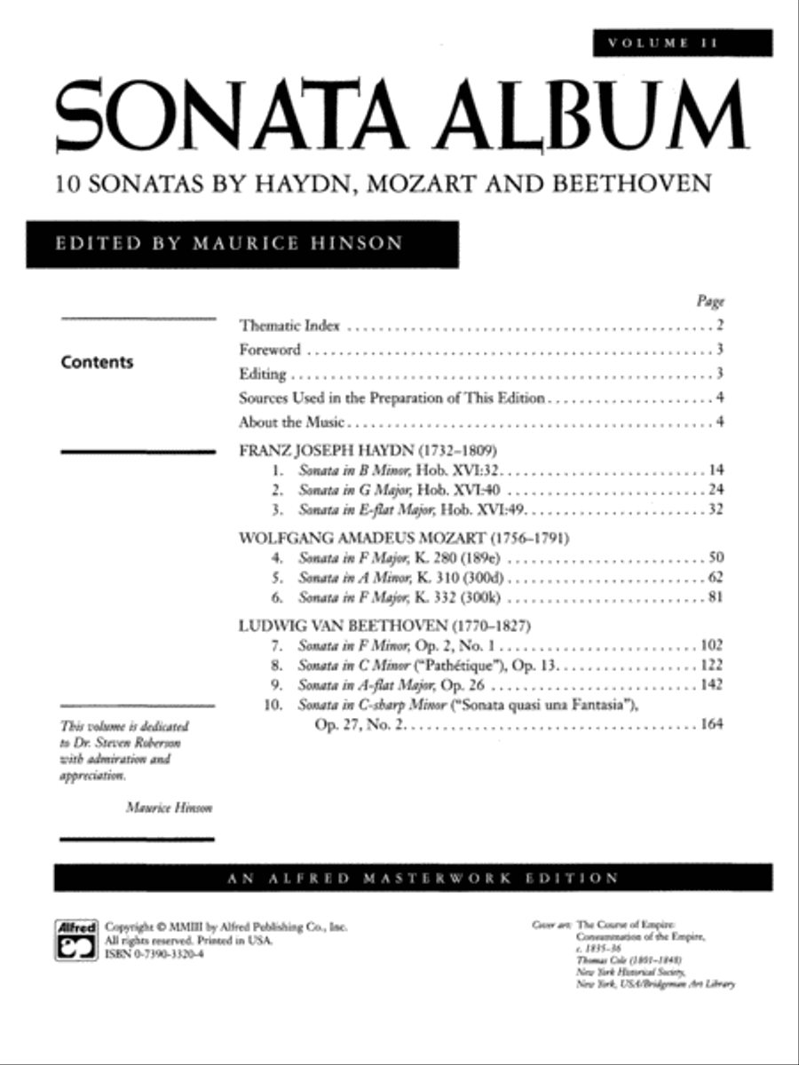 Sonata Album, Volume 2 Piano Solo scores gallery preview page 2