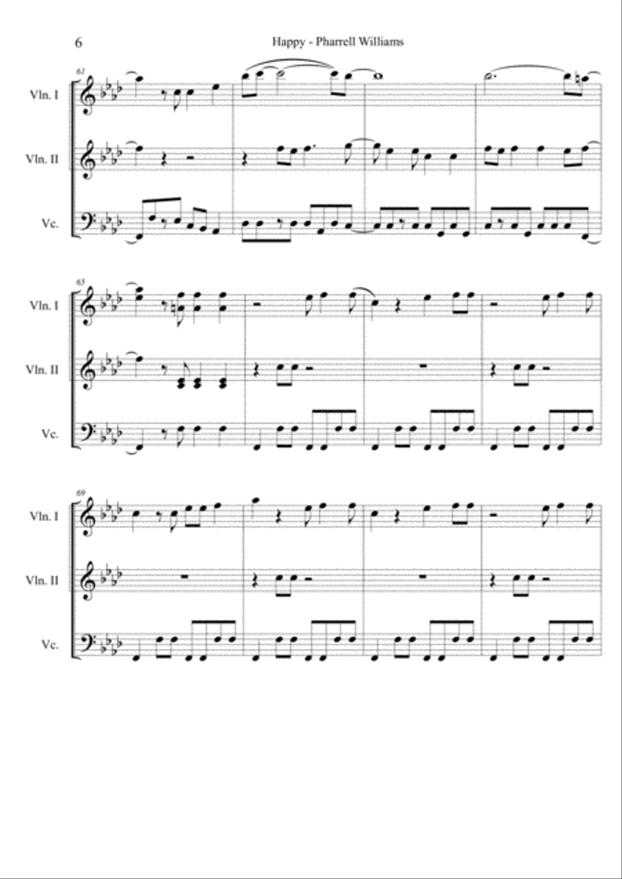 Happy String Trio scores gallery preview page 6