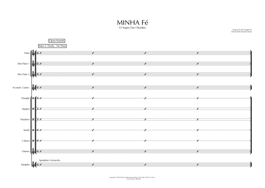 Minha Fé Jazz Ensemble scores gallery preview page 1