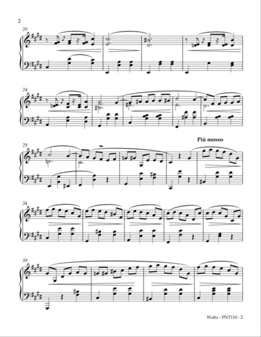 Waltz in C# minor, Opus 64, No 2 Piano Method scores gallery preview page 2