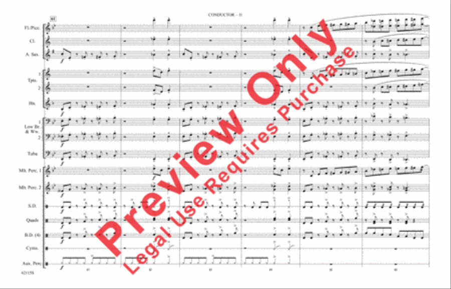 You Ought to Be Having Fun / What Is Hip? Marching Band scores gallery preview page 12