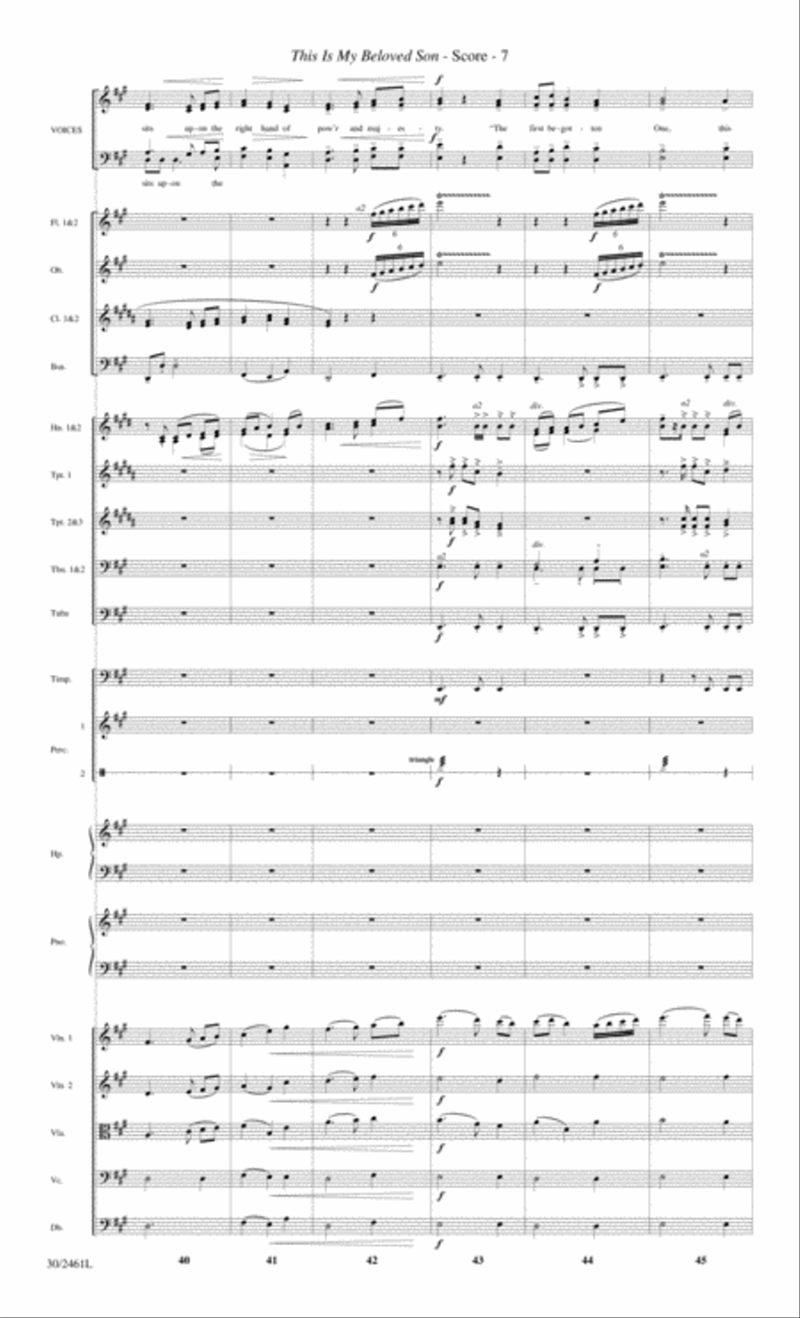Journey to the Cross - Orchestral Score and Parts Choir scores gallery preview page 9