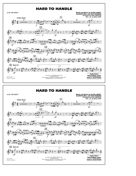 Hard to Handle (arr. Paul Murtha) - 1st Bb Trumpet