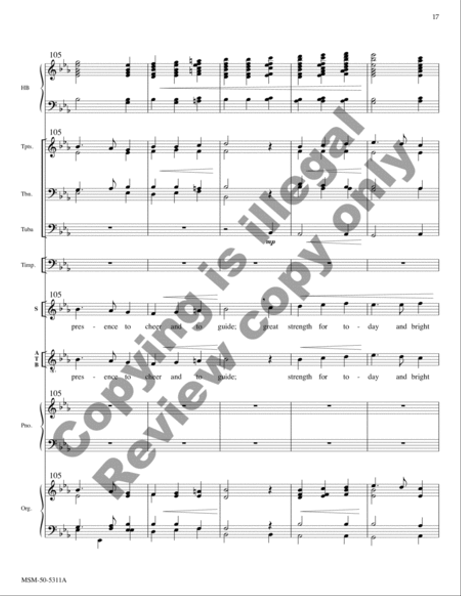 Great Is Thy Faithfulness (Full Score) Choir scores gallery preview page 24