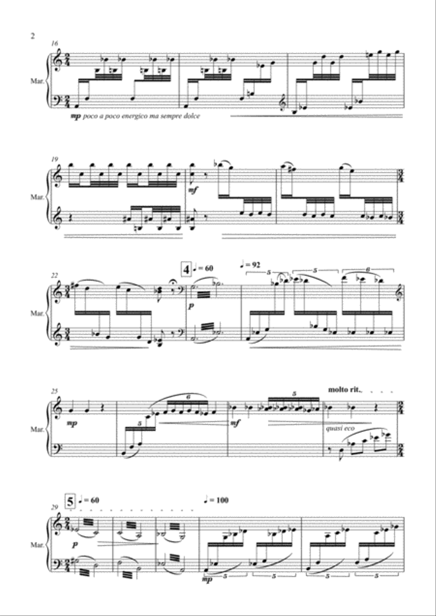 ABD, Particles II Marimba scores gallery preview page 4
