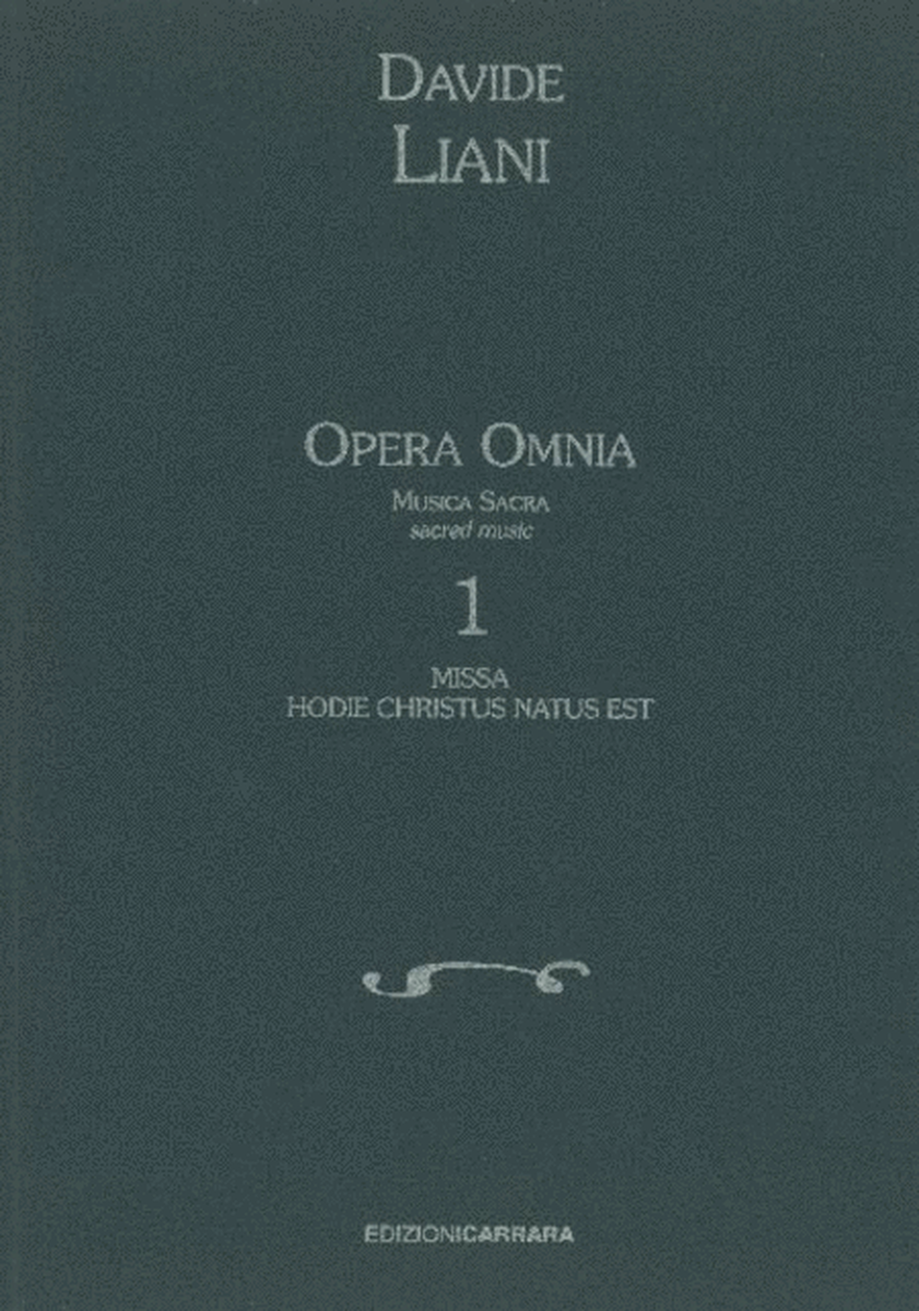 Opera Omnia n.1 Band 1