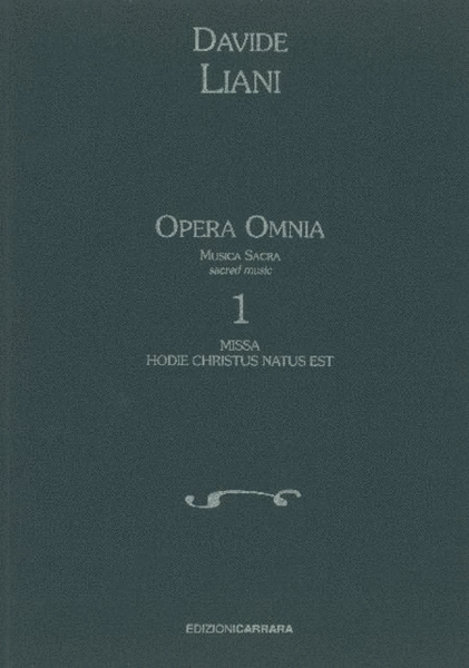Opera Omnia n.1 Band 1