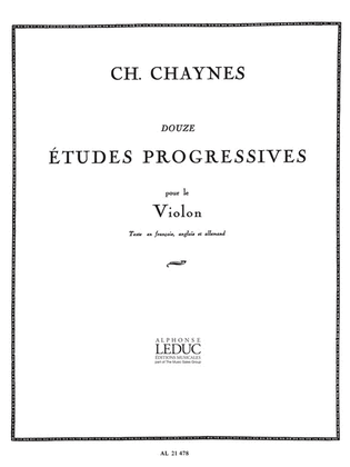 12 Etudes Progressives (violin Solo)