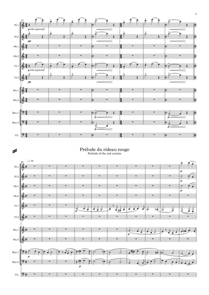 Satie: Parade - Choral & Prélude de rideau rouge - wind dectet image number null