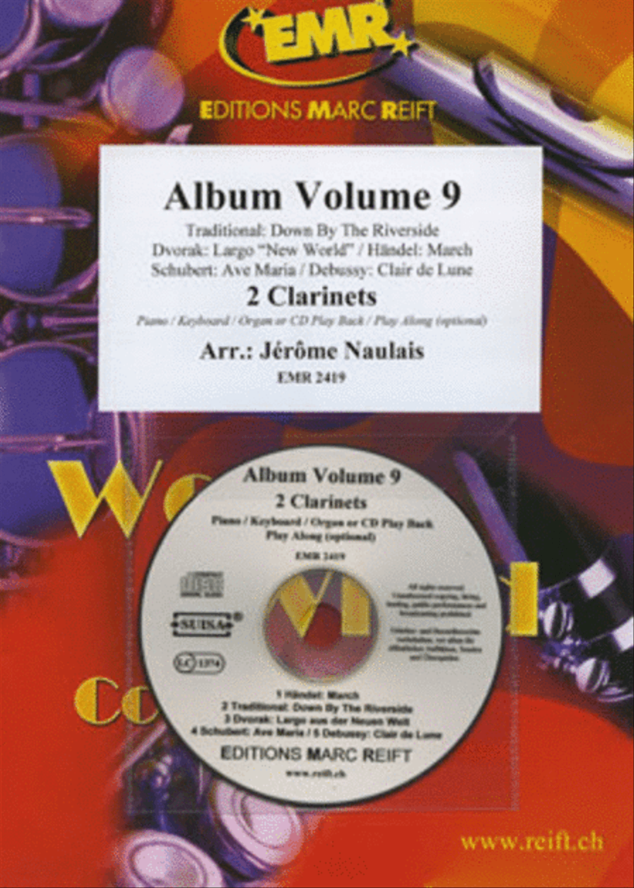 Album Volume 9 Clarinet Duet scores gallery preview page 1