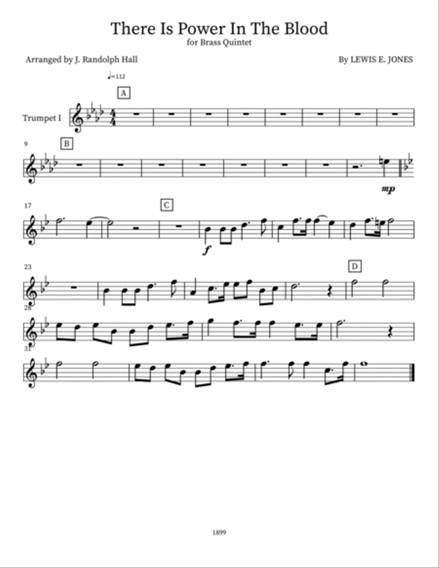 There Is Power In The Blood Small Ensemble scores gallery preview page 5