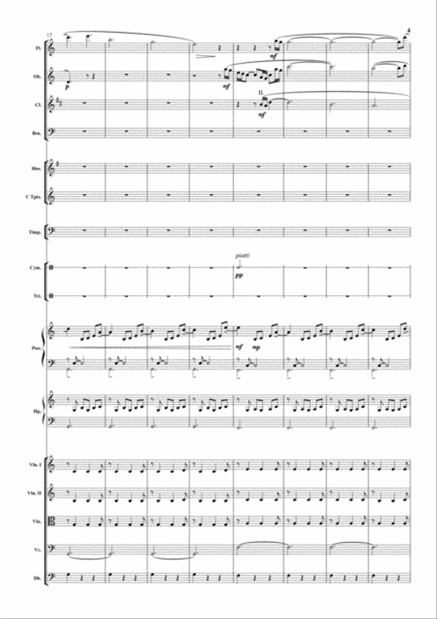 Memories (for Orchestra) Percussion Ensemble scores gallery preview page 5