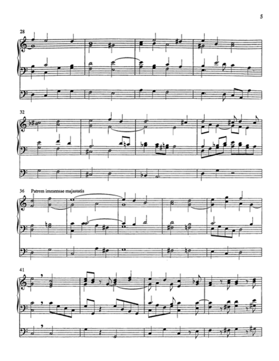 Te Deum - Organ Score
