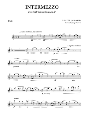 Intermezzo from "L'Arlesienne" for Flute and Piano