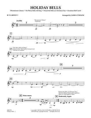 Holiday Bells - Bb Clarinet 3