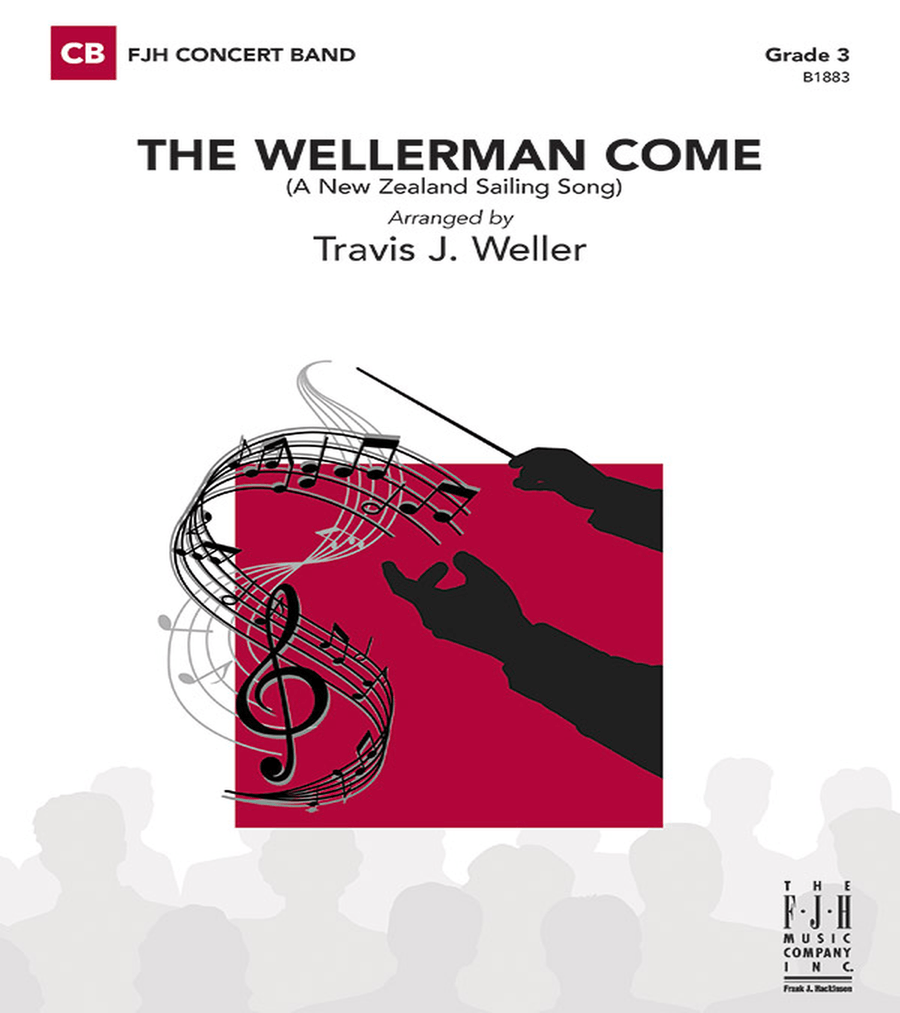 The Wellerman Come Concert Band scores gallery preview page 1