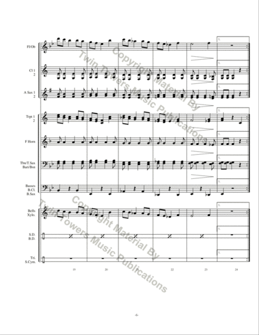 Rondo Concert Band scores gallery preview page 7