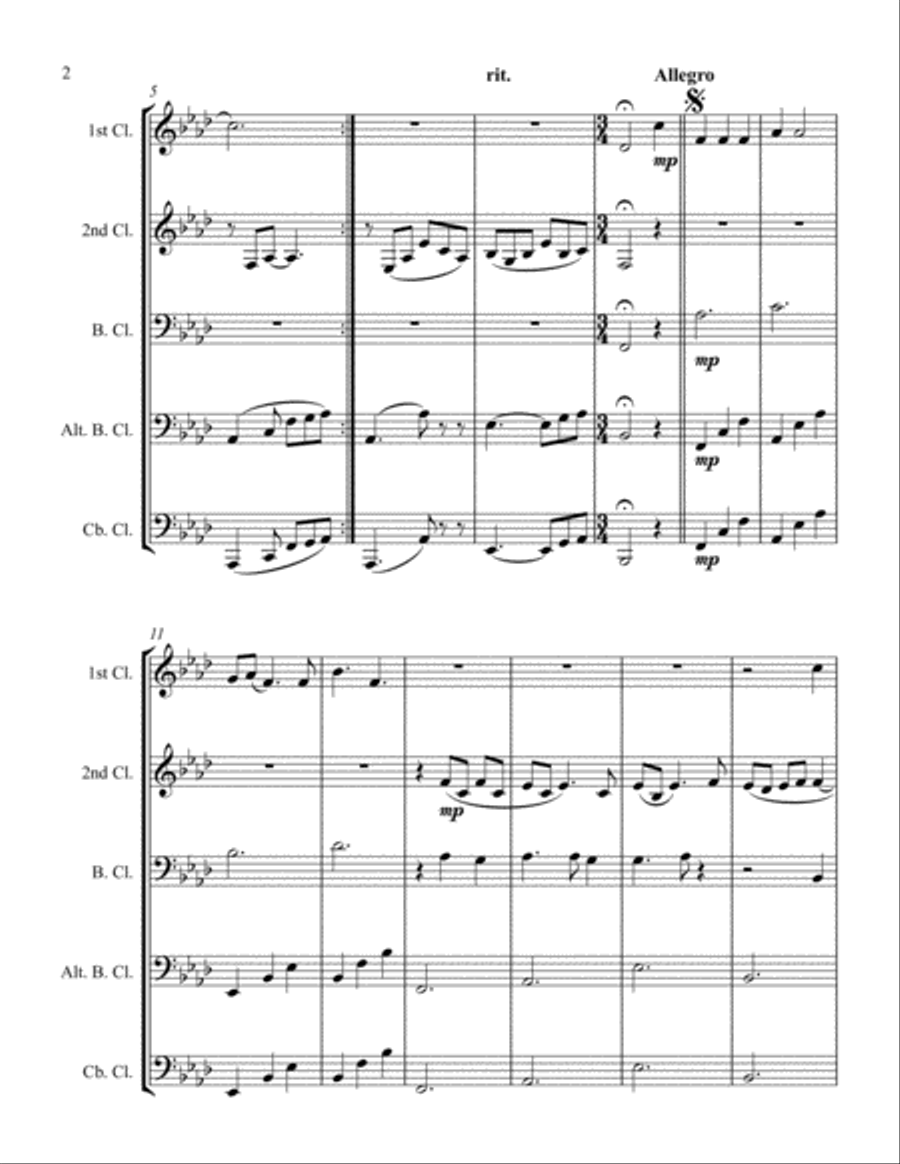 Blood Roses Blood Roses Woodwind Quartet scores gallery preview page 4