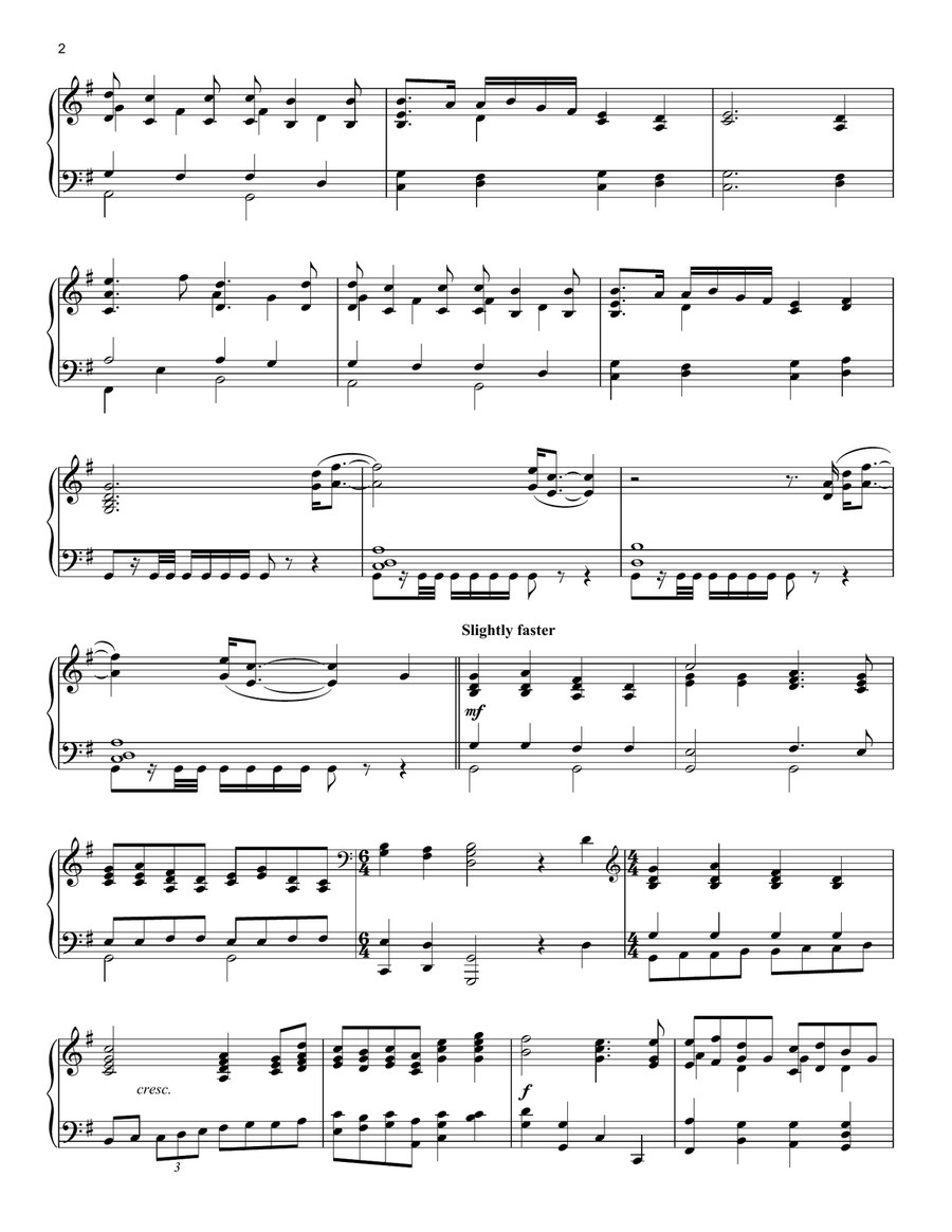 Hymn To The Fallen Piano Solo scores gallery preview page 2