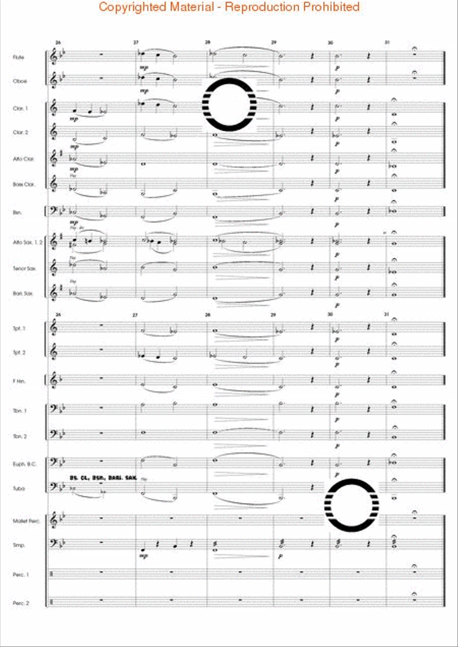 Peer Gynt Suite No. 1 Concert Band scores gallery preview page 15