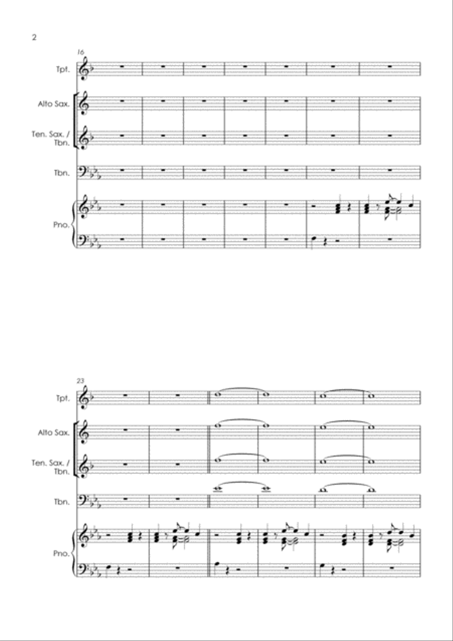 Valerie Valerie Tenor Saxophone scores gallery preview page 4