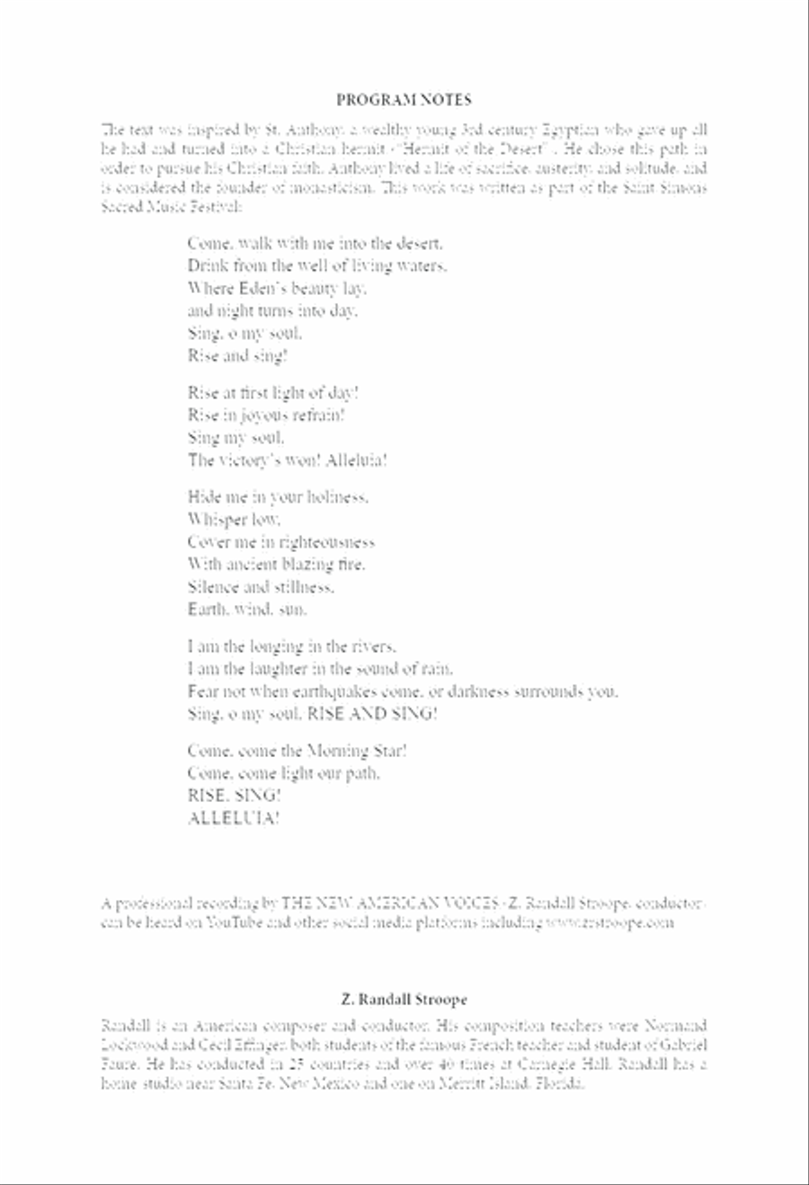 Come, Walk with Me TTBB scores gallery preview page 2