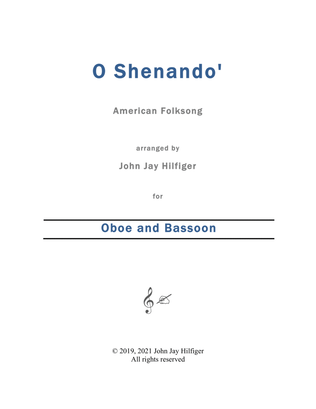 Shenandoah for Oboe and Bassoon