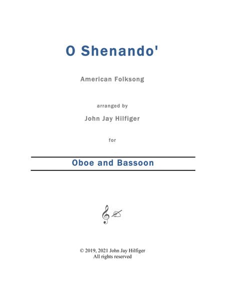 Shenandoah for Oboe and Bassoon image number null