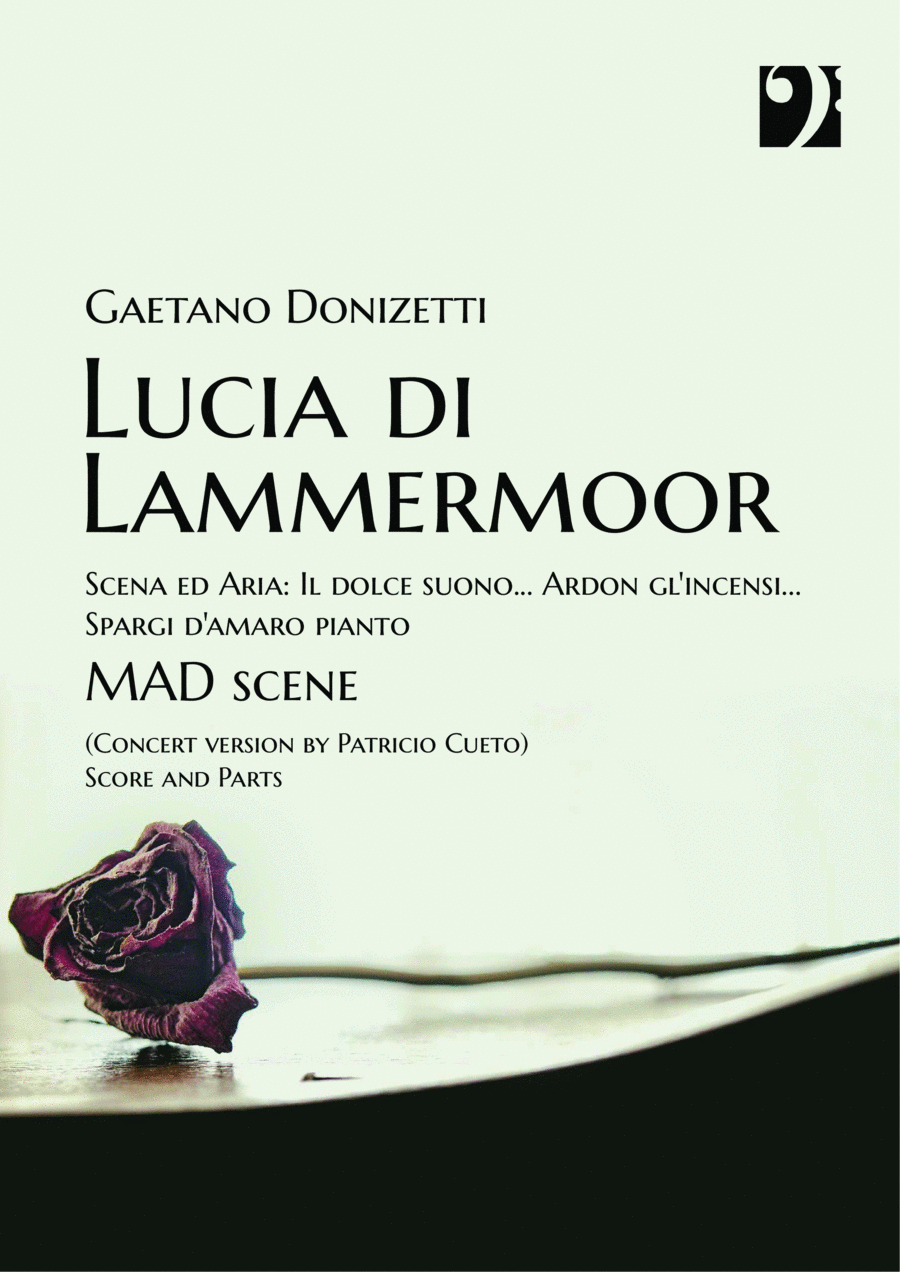 Lucia di Lammermoor - Mad Scene - Il dolce suono... Ardon gl'incensi (Concert version) Large Ensemble scores gallery preview page 1