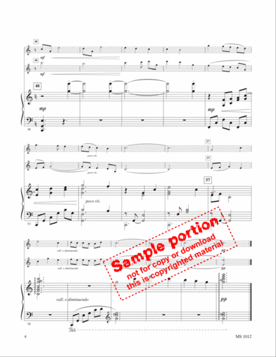 In The Cross of Christ I Glory String Duet scores gallery preview page 5