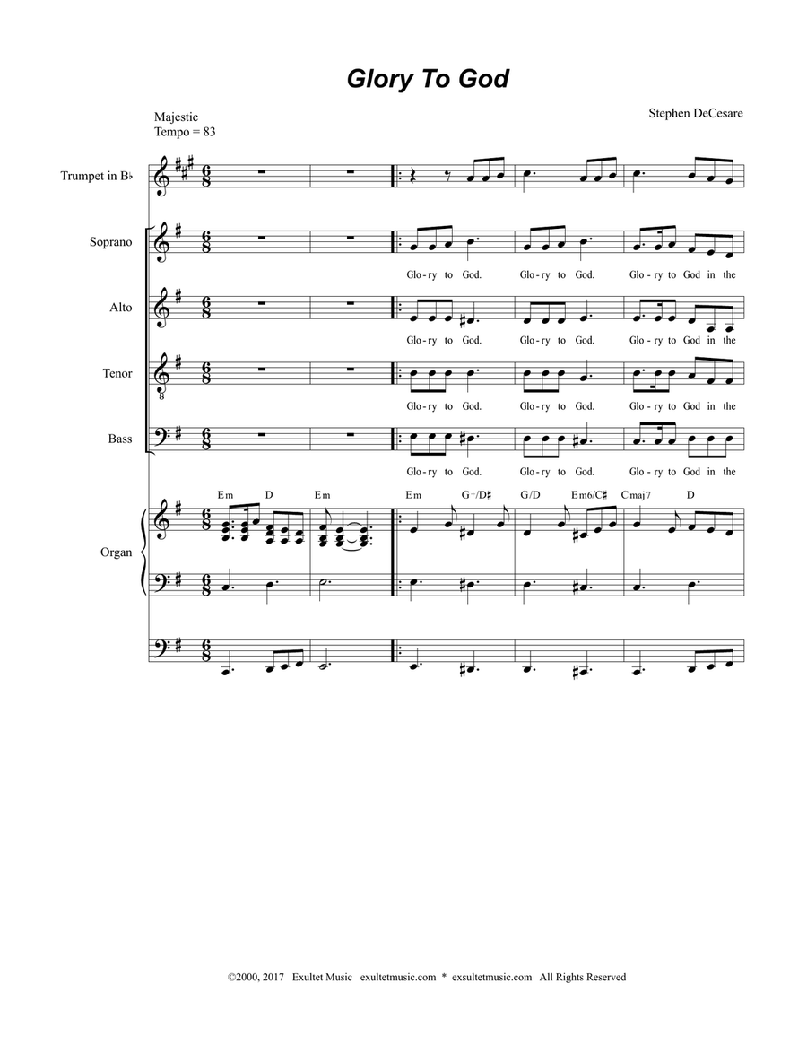Mass of Our Lady Of Mercy (Full Score) 4-Part scores gallery preview page 6