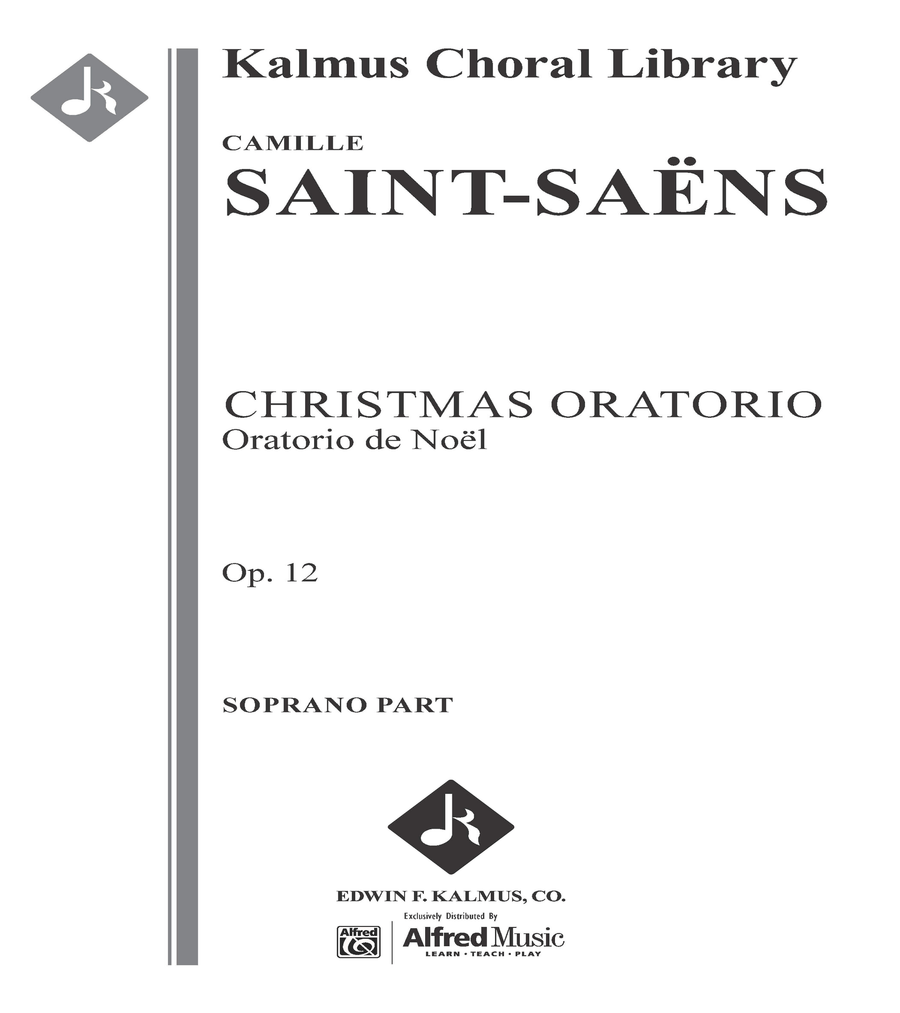 Christmas Oratorio, Op. 12 (Oratorio de Noel) SSATB scores gallery preview page 1
